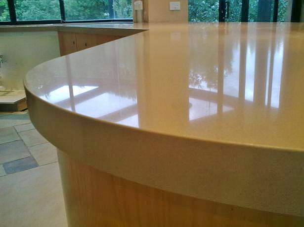Curved Edge Stone Benchtop